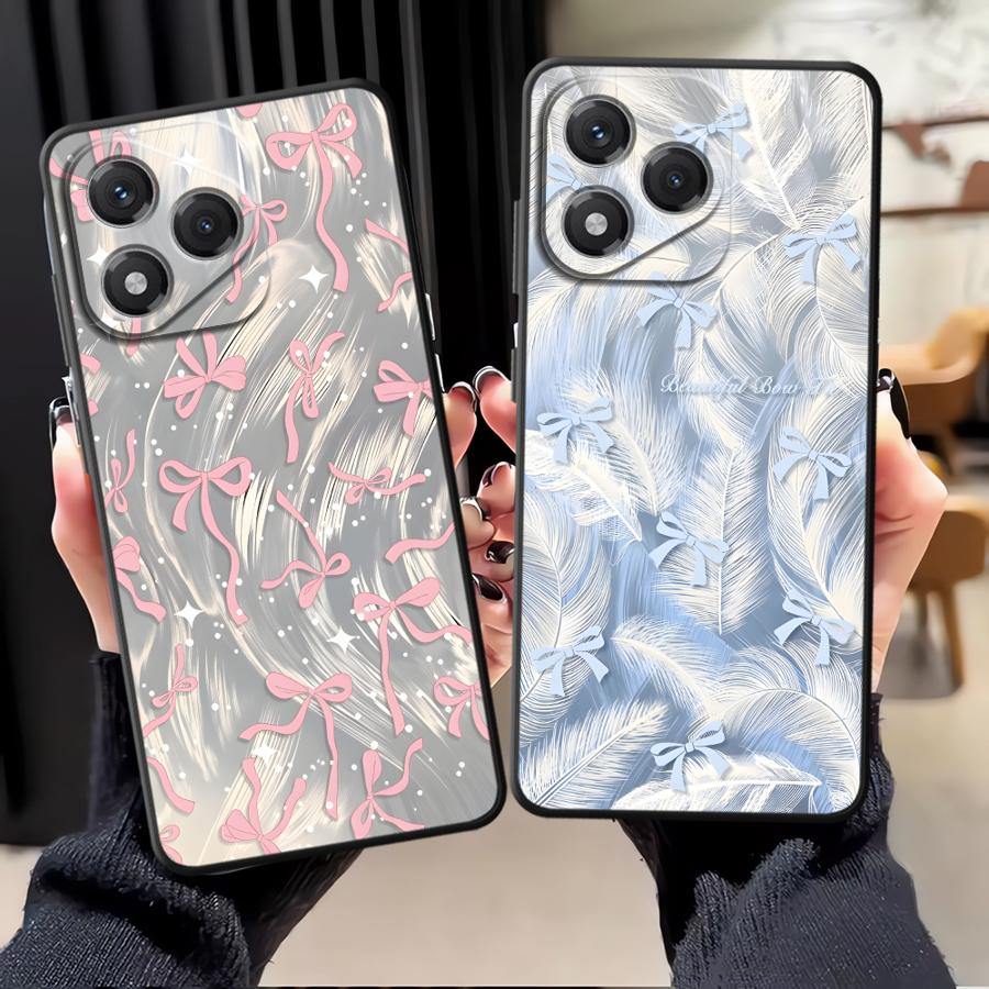 Креативный чехол-бант для Honor X9a X5b X6 90 Magic5Lite 70 200 400 Lite 8X X7 X8 Funda Чехол для телефона