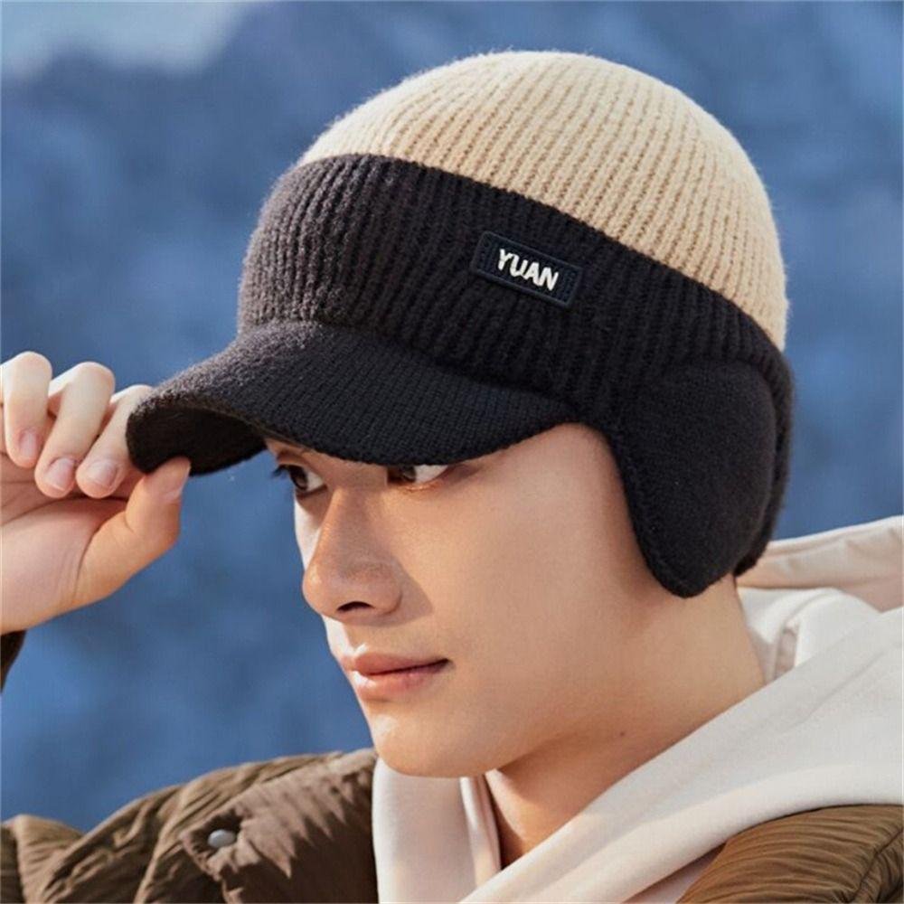 Dual Tone Dad Hat Keep Warm Couples Hats Fashion Baseball Cap Outdoor Activities