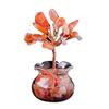 Handmade Natural Aventurine Bonsai Feng Shui Decor Gemstone Healing Tree Small Crystal Trees  Women