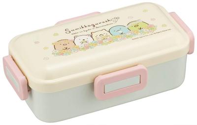 Skater антибактериальный пушистый ланч-бокс 530 мл Sumikkogurashi Cat Siblings Сделано в Японии Ag+ PFLB6AG-A