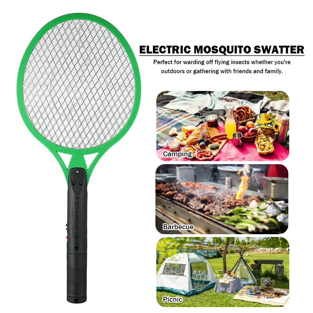 Battery Power Mosquitos Killer Electric Mosquito Repeller Portable Killer Insects Swatter Racket for Home Accessories Tools 2024