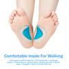 1/2/3 пары гелевых стелек для поддержки свода стопы для детей и взрослых, ортопедические подушечки для плоскостопия, самоклеящиеся, амортизирующие, для облегчения подошвенного фасциита, вставки, подушечки