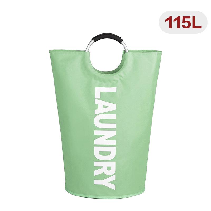 115L X-Large Laundry Basket, Collapsible Fabric Laundry Bag, Foldable Laundry Hamper, Folding Washing Bin