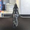 3D Printed Sitting Pose Lady Sculpture Handmade Female Tabletop Ornament  Bookshelf Decor