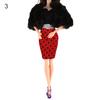 Reusable Doll Dress Costume Convenient Fabric Replaceable Girl Doll Short Dress