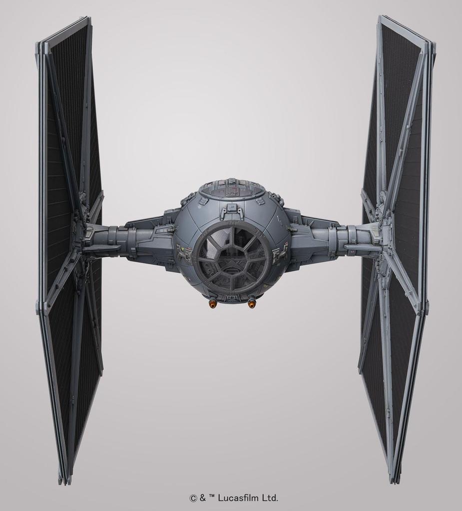 BANDAI SPIRITS Star Wars TIE Fighter Plastic Model Kit Packaging 1/72 Pre-colored (New Version)