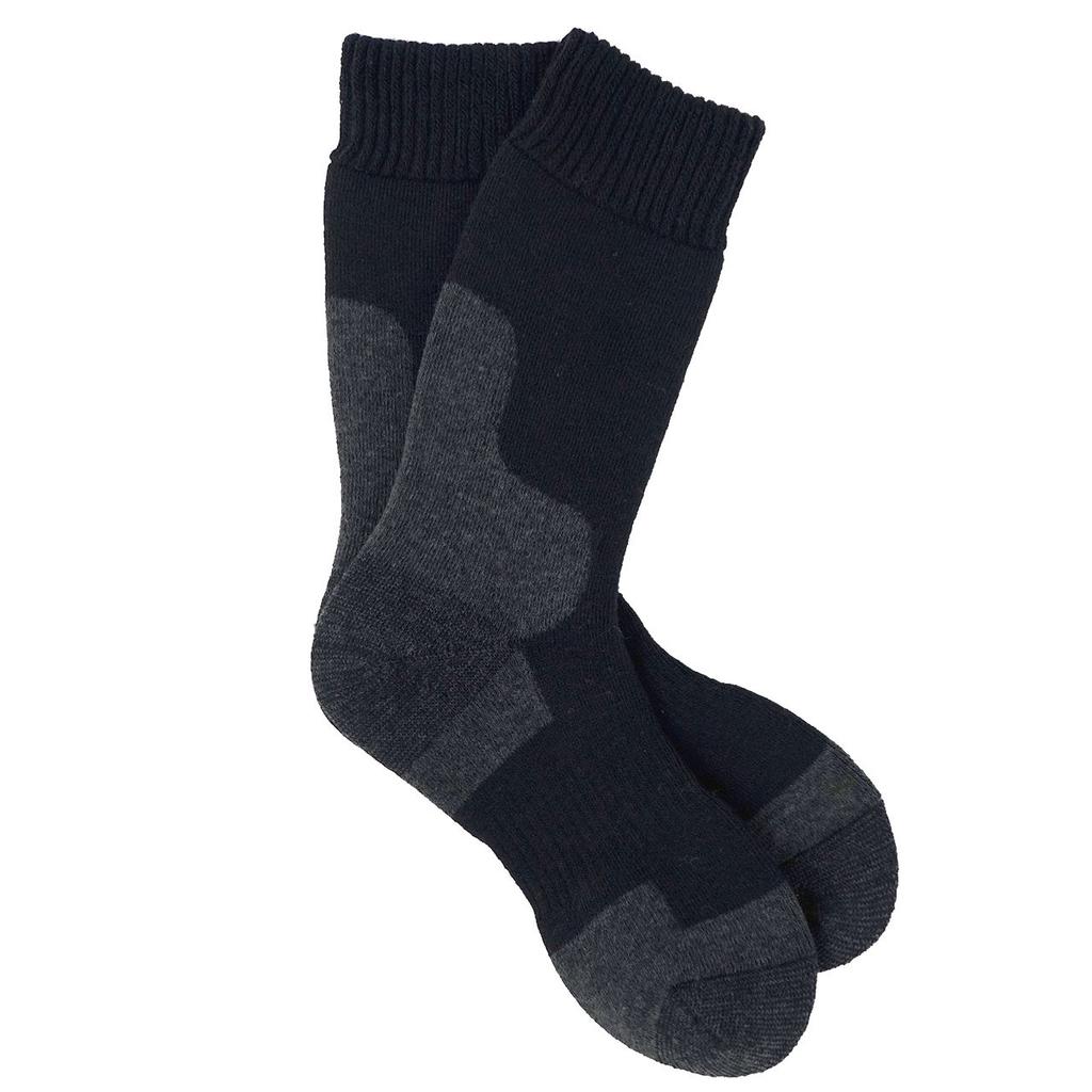 And Warm Brushed Cold Thermal Moisture Absorbent Heat Generating EKS [Healthy Refreshing] Socks, 22-24cm, Black, Warm, Lining, Protection, Thick,