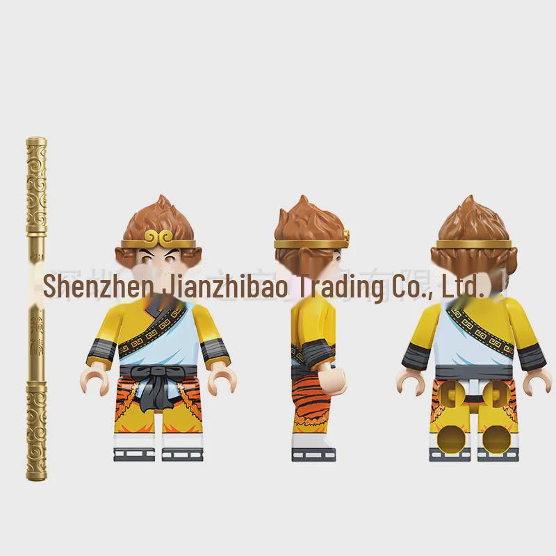 «Национальный тренд Путешествие на Запад Минифигурки: Набор строительных блоков «Король обезьян» (QL10101-10106)"