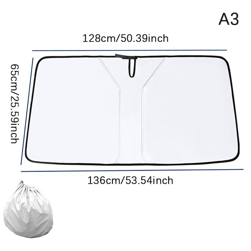Портативная шторка на лобовое стекло автомобиля, двухслойная солнцезащитная изоляционная ткань, солнцезащитный козырек для салона автомобиля, зонт от солнца на переднем окне, защита от ультрафиолета