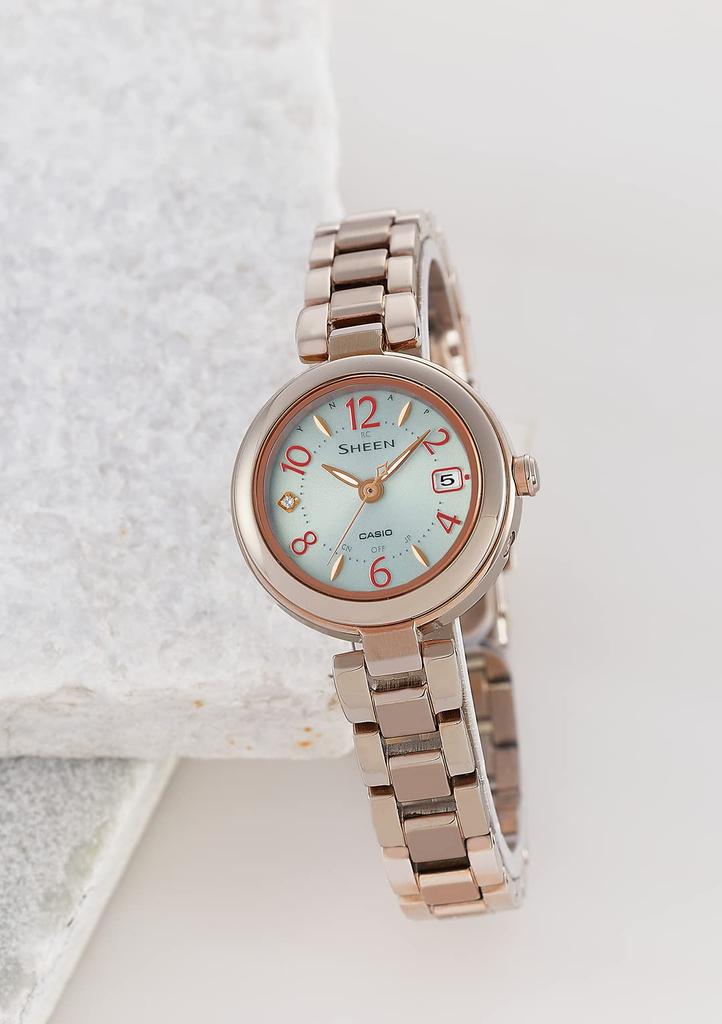 SHEEN Золотые часы на солнечной батарее [Casio] Радиоуправляемые SHW-7100TCG-7AJF Женские