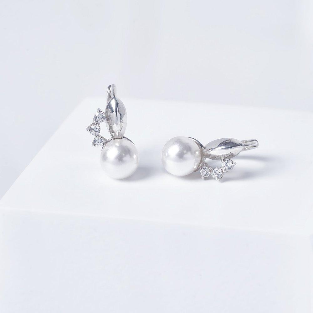 Silver925 Romantic Pearl Earrings