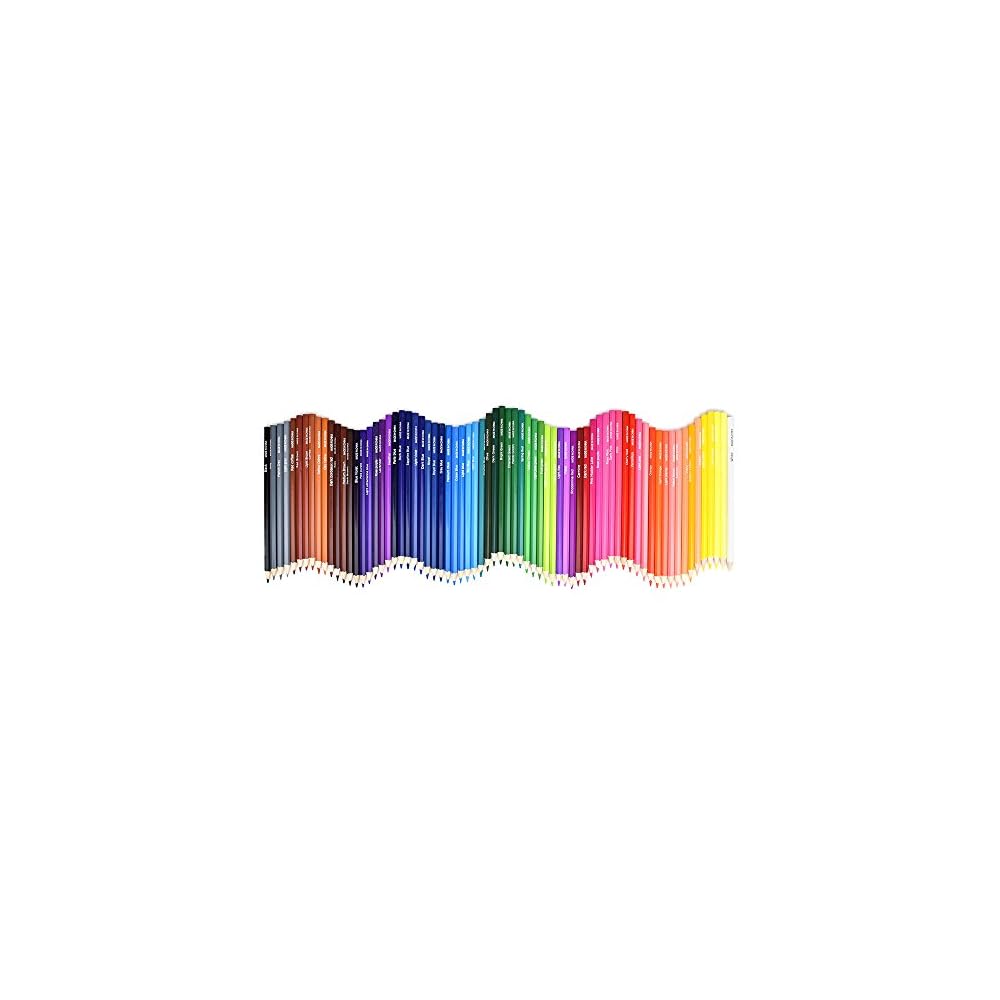 Souyos 72-Color Oil-Based Colored Pencil Set for Coloring and Drawing, with Storage Case and Pencil
