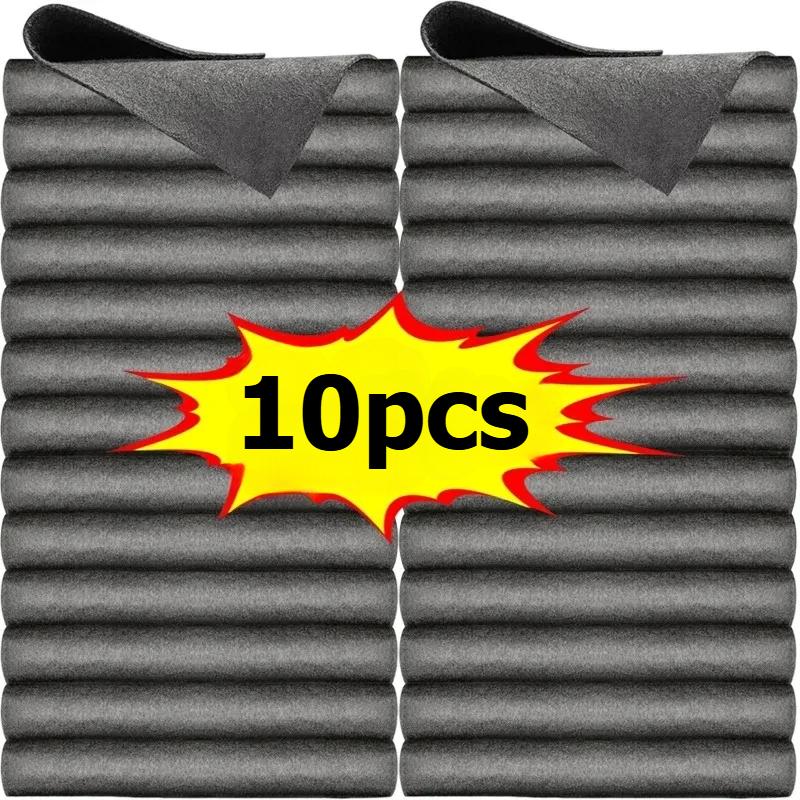 20/1 шт. Волшебные чистящие салфетки многоразовые тряпки из микрофибры для мытья окон автомобиля зеркальные полотенца тряпки бытовые кухонные чистящие средства