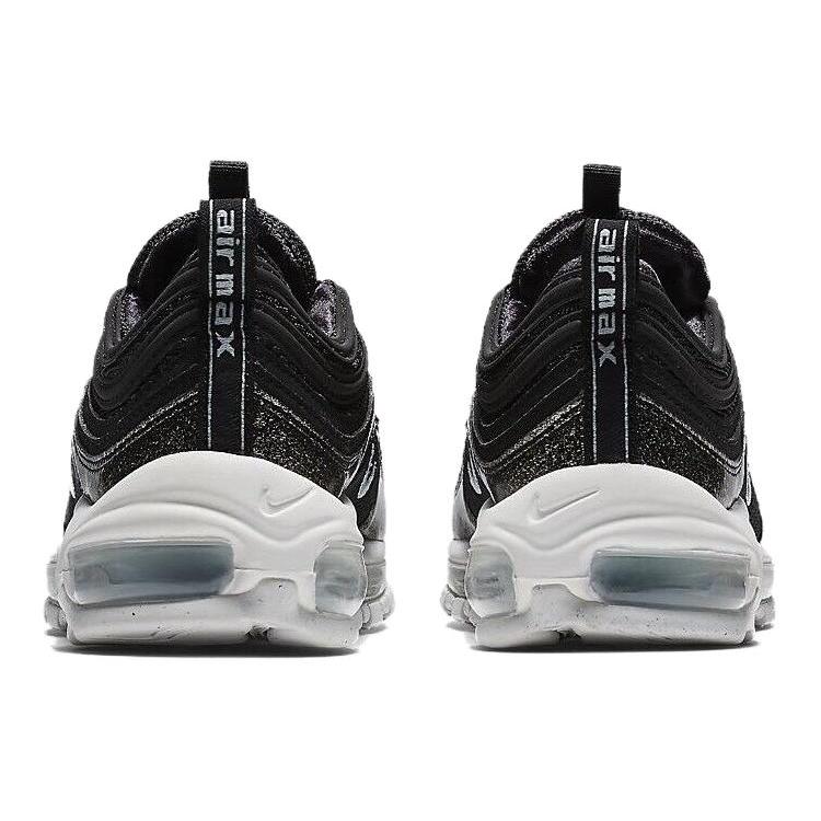 Nike Air Max 97 Синтетическая кожа Устойчивая к истиранию Низкие детские кроссовки для бега Черный Подростковые AH9153-001