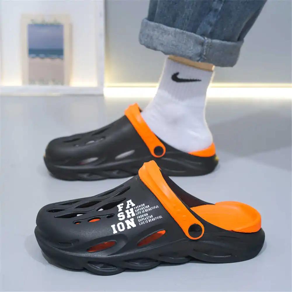 Flat Sole 38-44 Man Water Boots Slippers Men's Flip Flops 48 Size Shoes Sandal Brand Sneakers Sport Different Sepatu Tines