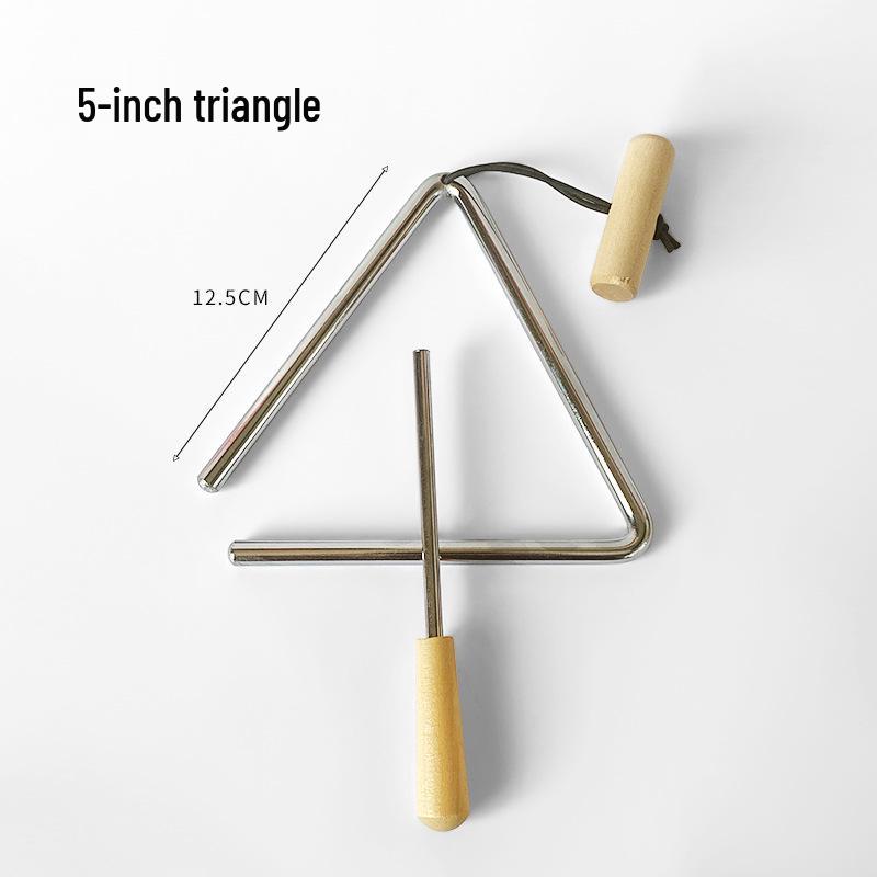 Детские музыкальные инструменты Орфа: Треугольник, Кастаньеты, Маракасы, Бубен, Деревянные бруски, Тарелки