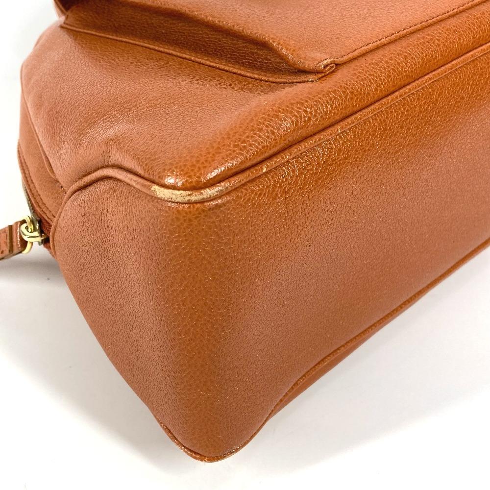 BVLGARI Bvlgari Bvlgari logo Hand Bag Shoulder Bag Leather Brown