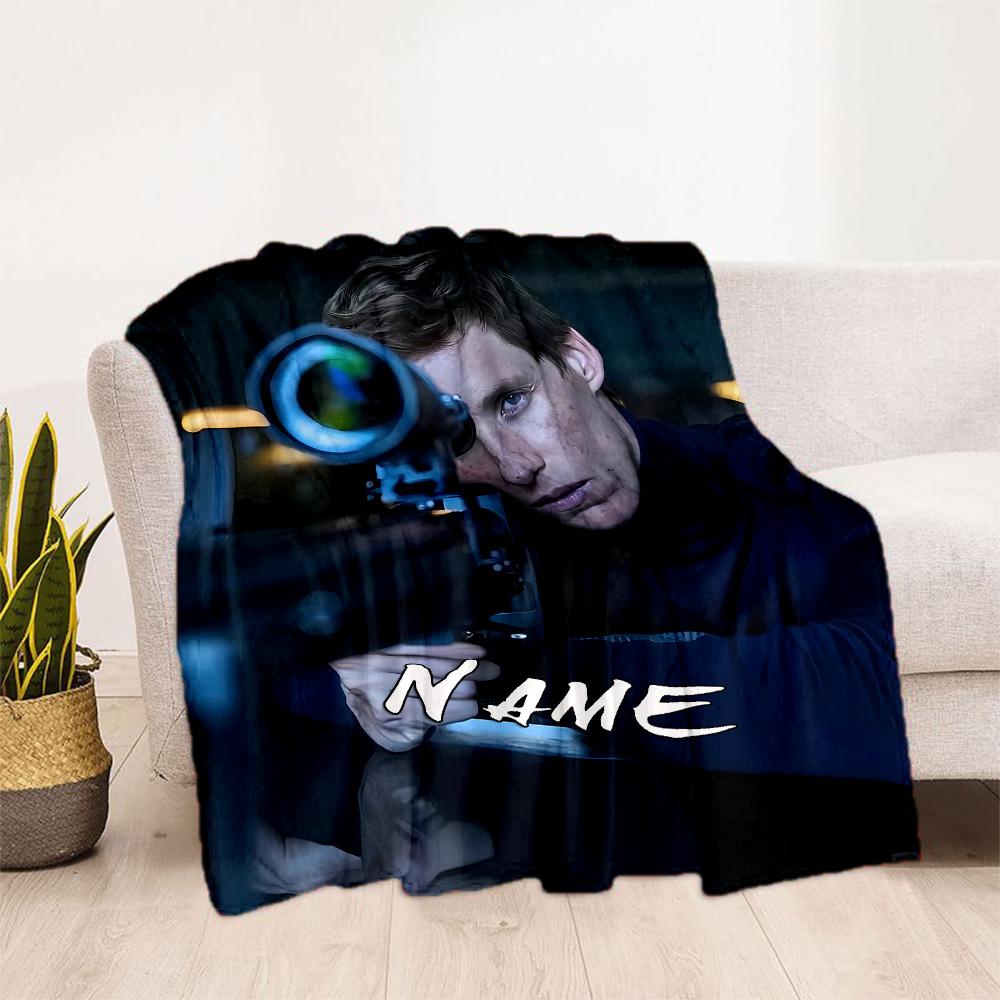 Sniper Focus Target Blanket Ultra-Soft Suitable for Office Chair Livingroom Chair for All Occasions Modern Style Gift for Travel Home Birthdays