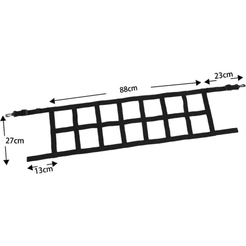 1x Сетка-гамак на крышу автомобиля, сетка для груза на крышу, сверхпрочная для TJ YJ JK JKU JL JLU JT 1987-2025 для Suzuki Jimny JB74 19-23