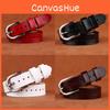 Genuine Women Leather Belt Metal Pin Buckle Jeans Waist Belt Fashion Decoration
