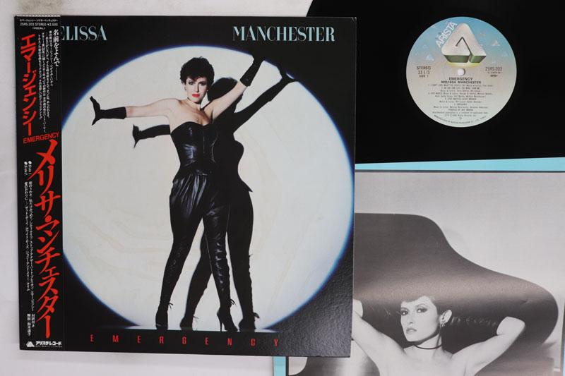 Виниловая пластинка MELISSA MANCHESTER Emergency 25RS203 ARISTA 1983 Япония Obi Pop Б/у