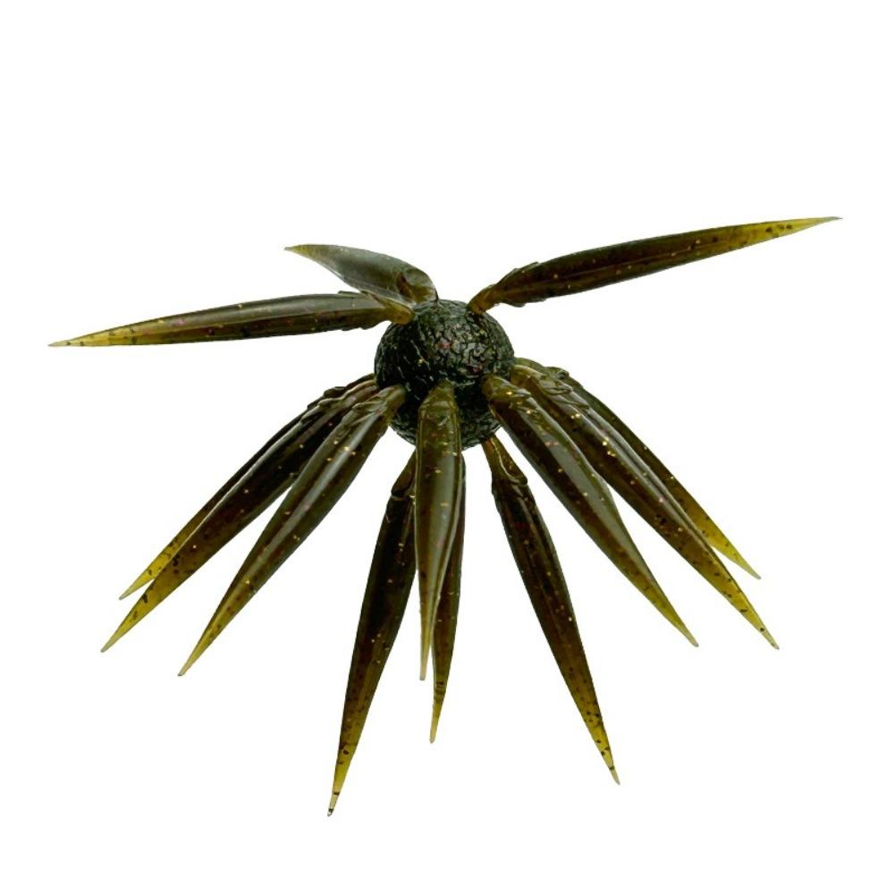 2pcs 8.8g/15cm Soft Lure Bait No Weight Bait-Cluster Lure Fresh Sea Urchin Bait Pike