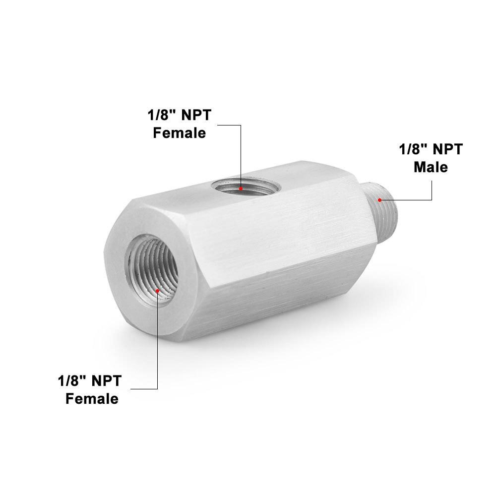 M12 M10 M14 Oil Pressure Sensor Connector Turbo BSPT Adapter Engine Gauge