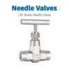 AW® 316 Stainless Steel Forged-Body Needle Valves High Pressure (10000Psi) Panel 70Mpa Straight Pattern Regulating Stem