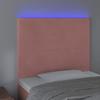 VidaXL LED Headboard Bedroom Furniture Single Bed Accessory Headboard Bed Frame Interior Pink 3122185