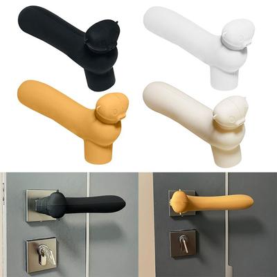 Бесшумная крышка дверной ручки, защитная накладка для предотвращения столкновений, украшение для дома