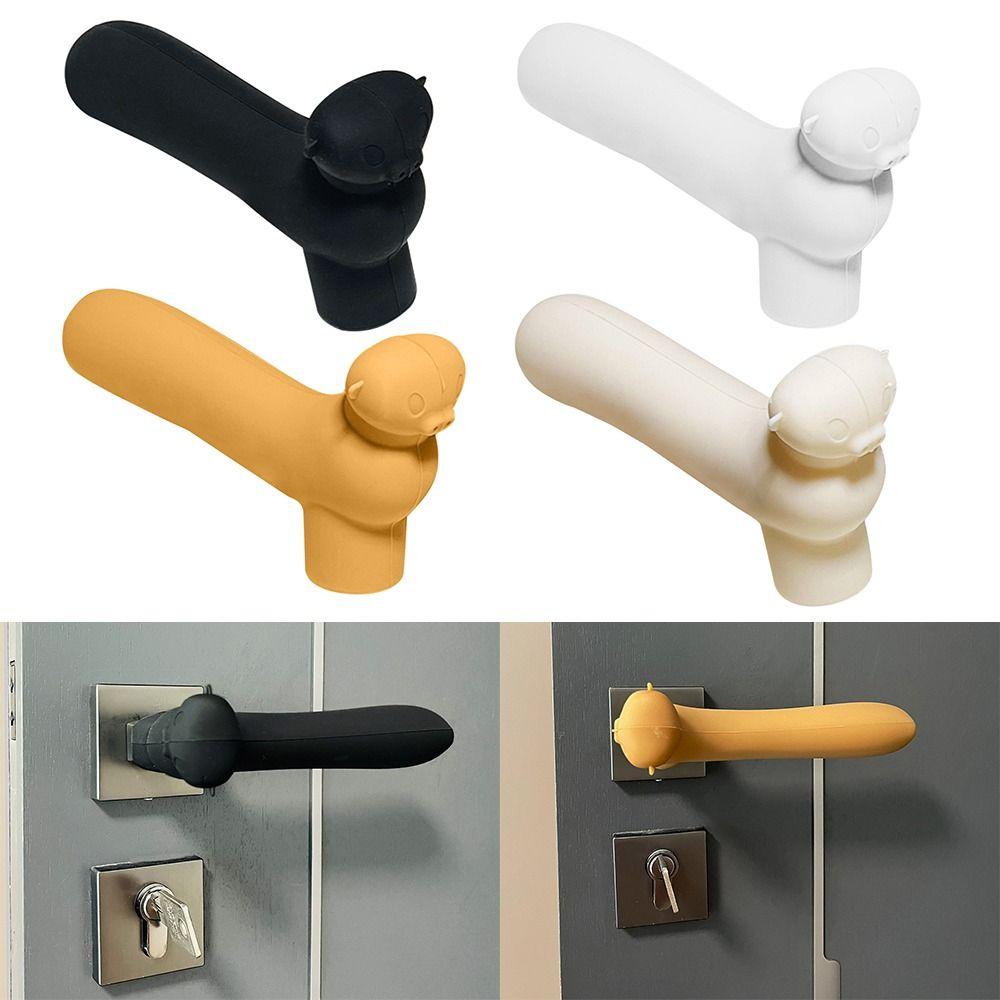 Противоударный чехол для дверной ручки, силиконовая защитная накладка, переносной чехол для дверной ручки, украшение для дома
