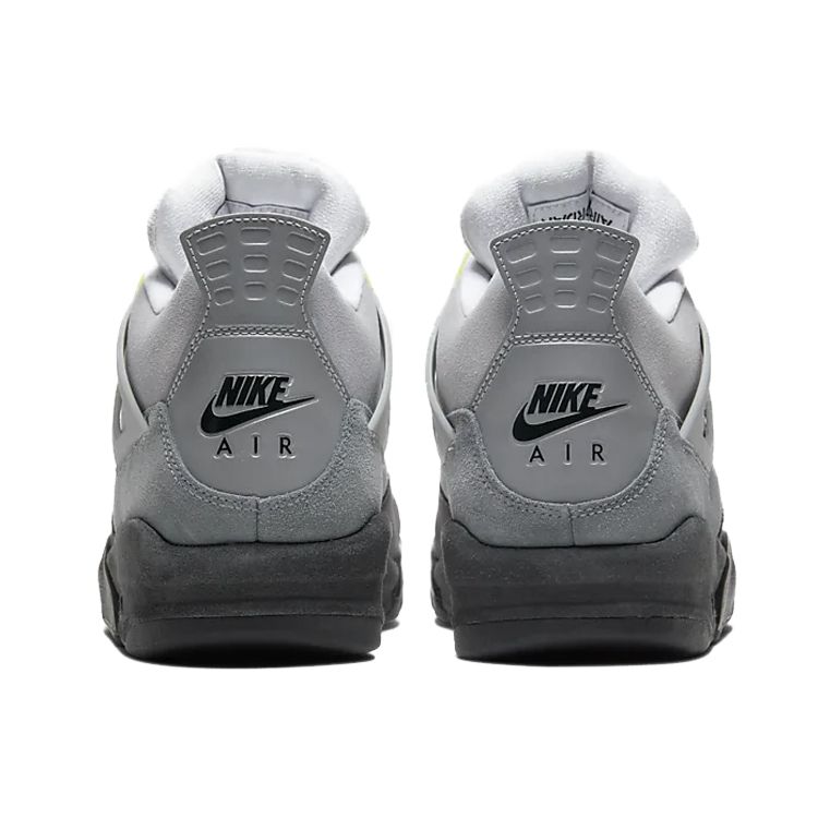 Кроссовки унисекс Air Jordan 4 Retro SE Neon 95 Серые Cool-Grey Volt CT5342-007
