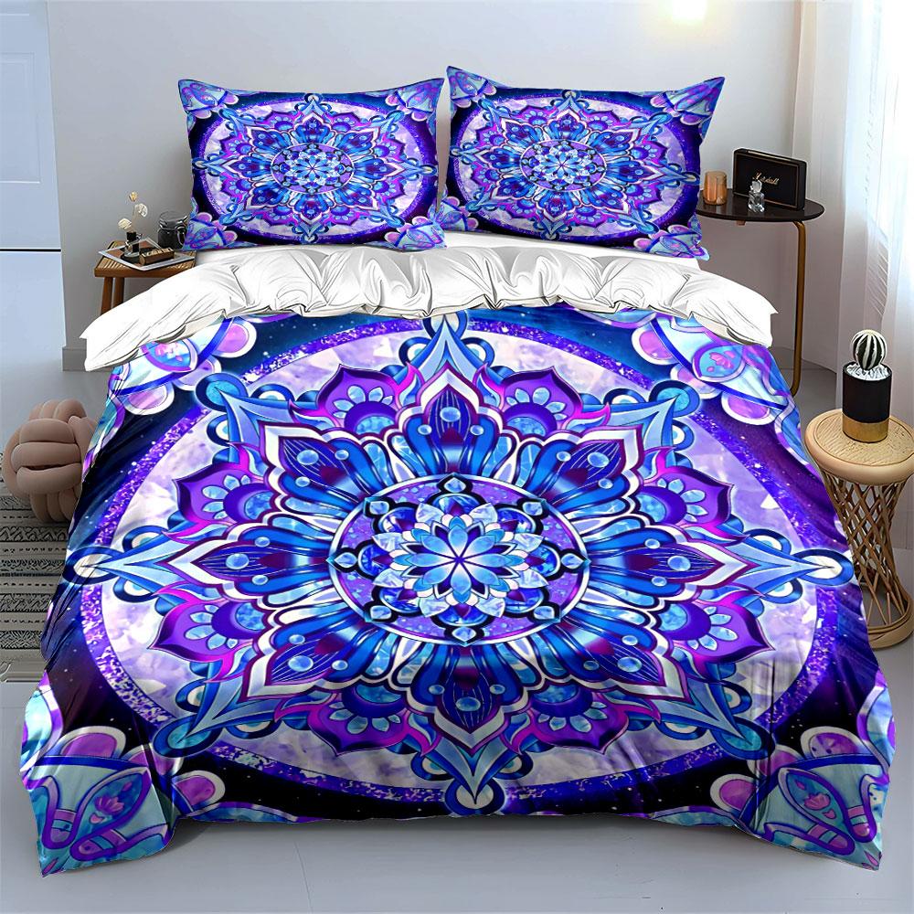 Celestial Mandala Bloom. Bedding sets Duvet covers Pillowcases(1* Duvet Cover 2* Pillowcases without duvet insert)