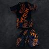 Мужской спортивный комплект UFC Оверсайз Дышащий для ММА Бой в Восьмиугольной Клетке Футболка с коротким рукавом и Шорты с Быстрой Сушкой для Боксинга