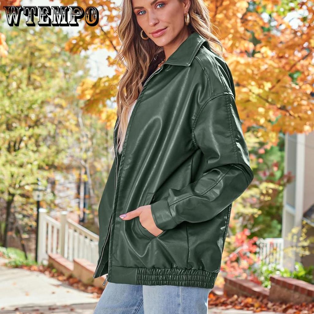 Женские кожаные куртки большого размера из искусственной замши, модные осенние мотоциклетные пальто, зимние наряды, одежда, топы 2000 года
