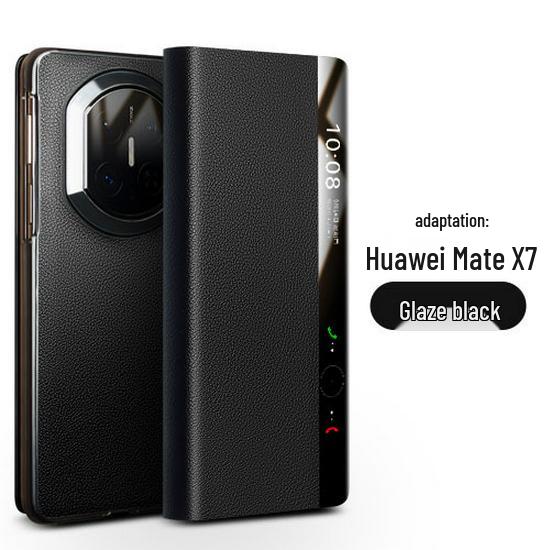 Qiali Оригинальный кожаный чехол-книжка для Huawei Mate X7 Коллекционное издание