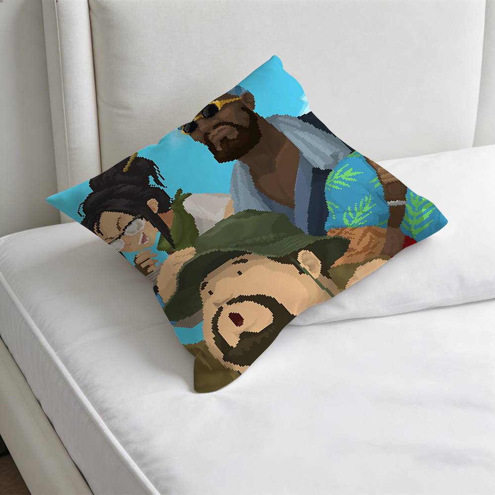 Game DAVE THE DIVER Square Pillow Cover Decorative Throw Pillow Case for Sofa Couch Bed Home Car Living Room Decoration