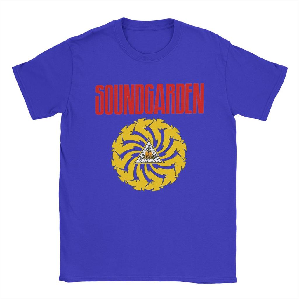 Забавная футболка Soundgarden Badmotorfinger для мужчин, круглый воротник, футболки из чистого хлопка, футболки с коротким рукавом, топы больших размеров