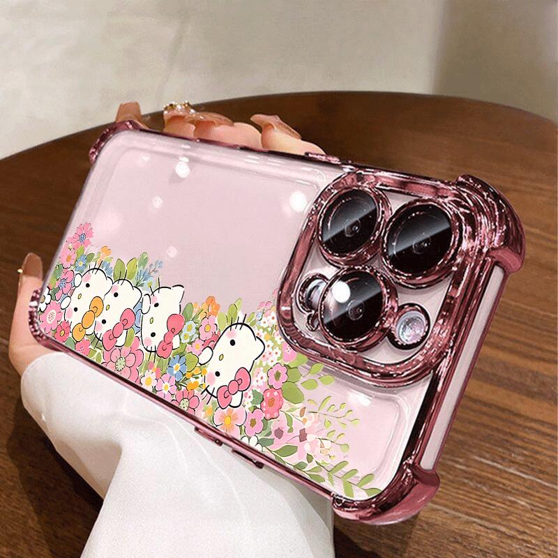 Case For Samsung Galaxy S26 S25 Ultra A57 A56 A16 A54 A55 A07 A35 S24 S23 Ultra Plus FE 5G Soft Hello Kitty Shockproof Casing