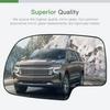 SCITOO Зеркальное стекло со стороны водителя для 2003-2007 для Cadillac Escalade, для Chevy Avalanche, Silverado Suburban Tahoe, для GMC Sierra Yukon Левое с подогревом