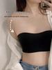 Seamless Strapless Bandeau with Non-Slip Jelly Strip for Women, Beautiful Back Design, Ideal for Small Chest