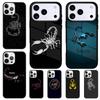 Ударопрочный чехол для телефона Скорпион Scorpio для iPhone 17 Air 16e 15 11 12 14 13 Pro Max Чехол Coque