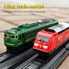 Zinc Zinc Alloy Material Simulation Train Model Nostalgic Green Retro Train Model  Model Collection