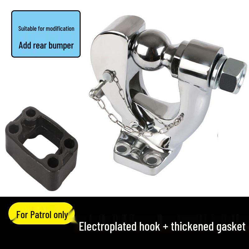 Фаркоп Nissan Patrol Y62 и быстросъемный буксировочный крюк из нержавеющей стали для Y61