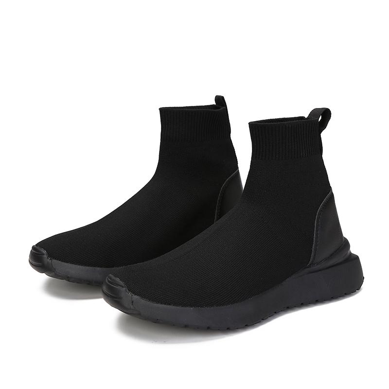 TUINANLE Summer Women Sneakers Breathable High Top Mesh Shoes Socks Shoes Outdoor Sneakers