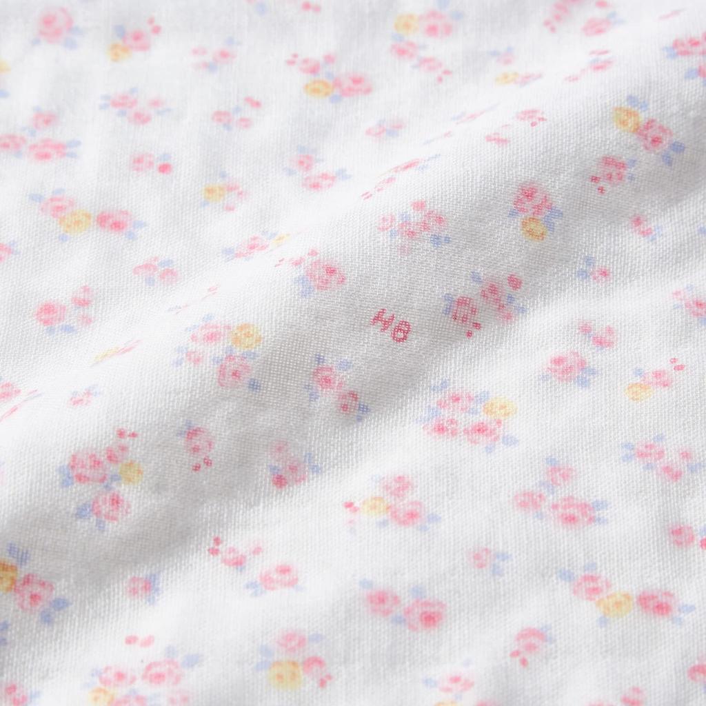 MIKI HOUSE HOT BISCUITS Марлевое полотенце Детская одежда для мальчиков и Белый и Один размер подходит Комплект, Новорожденные, Девочки, Розовый, Все, 76-8038-493