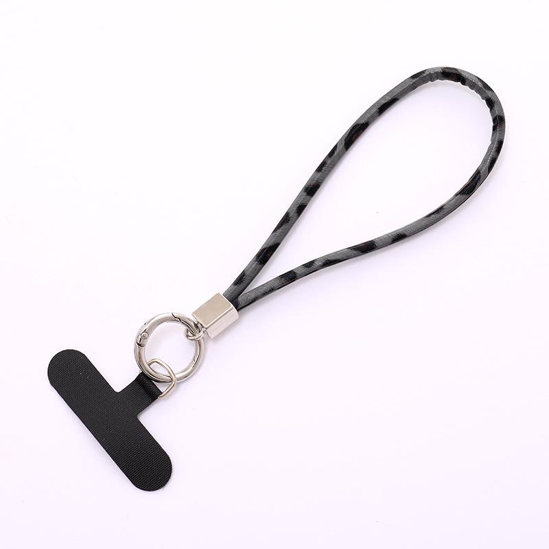 Цепочка для телефона с леопардовым принтом - Универсальный короткий шнурок и ремешок через плечо