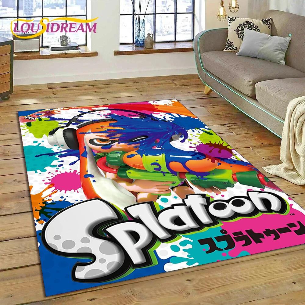 Splatoon3 PC Gamer мультфильм игровой ковер для спальни гостиной домашний диван украшение, детская игра большой декор напольный коврик подарок