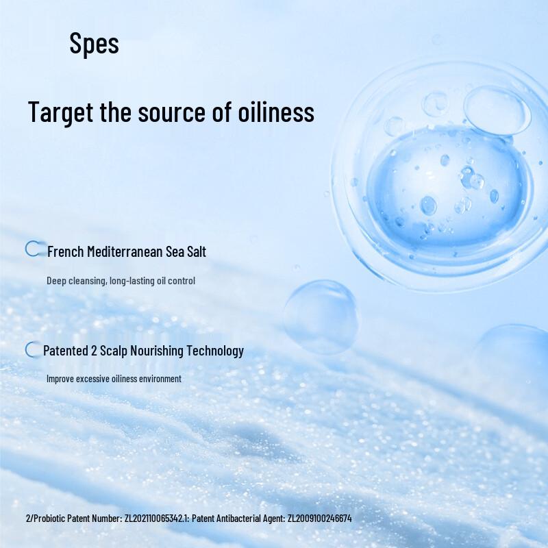 Spes Sea Salt Hyaluronic Acid Oil Control Hair Care Set