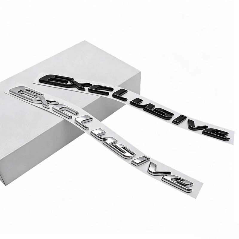 EXCLUSIVE car sticker, suitable for electroplated letter rear label 3D three-dimensional modified body label